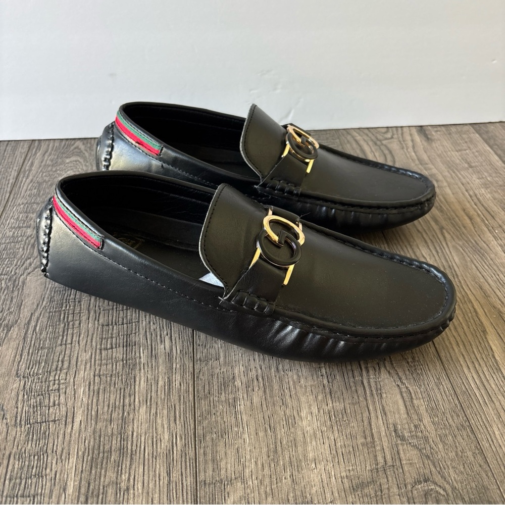Chuxx - David 254 black driving loafers men’s size 8 NEW